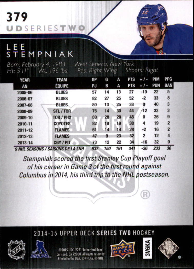 A6794- 2014-15 Upper Deck Hk #' S 251-500 + Rookies -du Pick- 15 + Gratis US - Bild 257 von 405