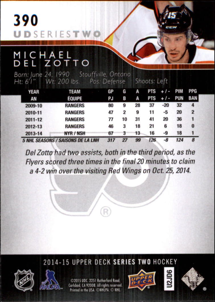 A6794- 2014-15 Upper Deck Hk #' S 251-500 + Rookies -du Pick- 15 + Gratis US - Bild 279 von 405