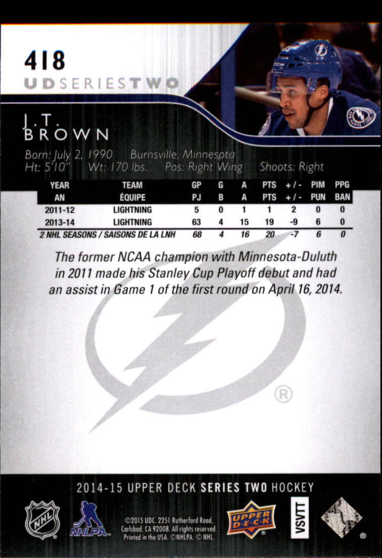 A6794- 2014-15 Upper Deck Hk #' S 251-500 + Rookies -du Pick- 15 + Gratis US - Bild 333 von 405
