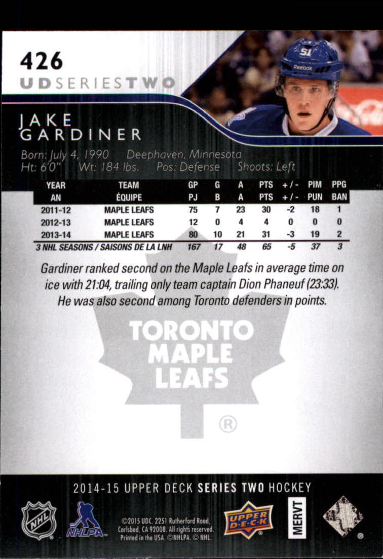 A6794- 2014-15 Upper Deck Hk #' S 251-500 + Rookies -du Pick- 15 + Gratis US - Bild 348 von 405