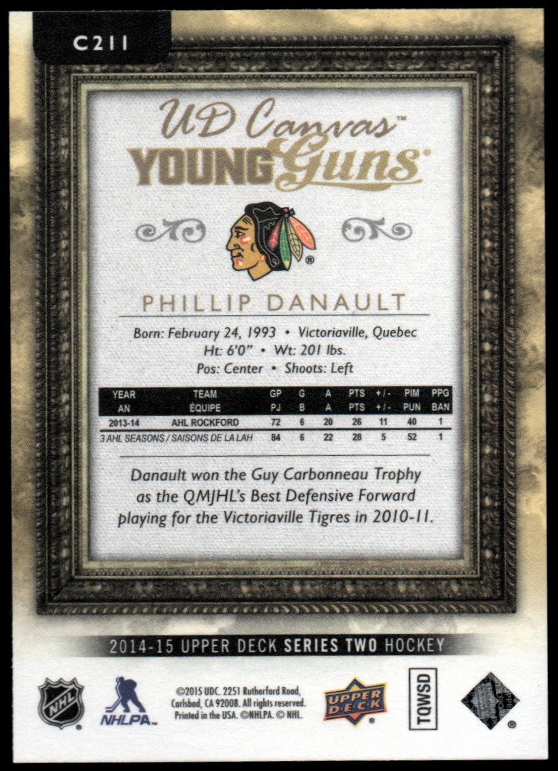 2014-15 UPPER DECK CANVAS HOCKEY ASSORTED SINGLES U-PICK #202-270