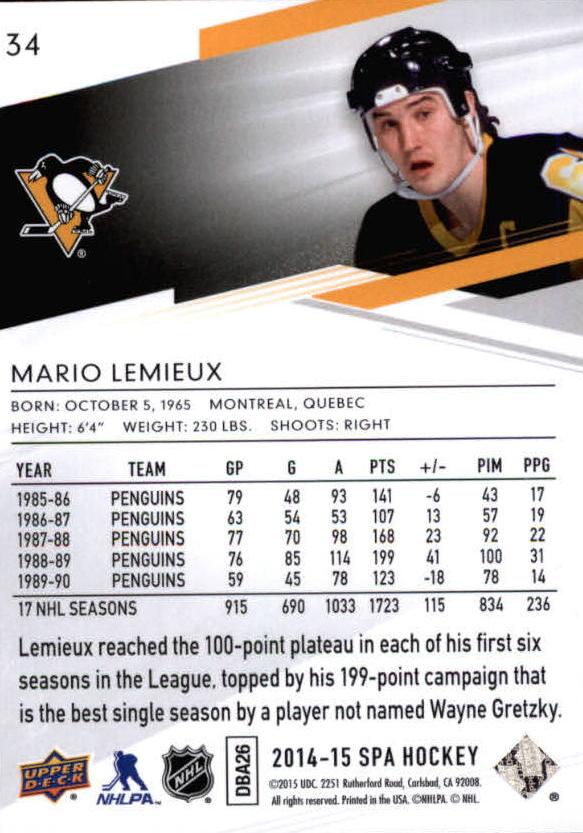 Mario Lemieux cards (1990-2023) Penguins - You Choose - Picture 93 of 107