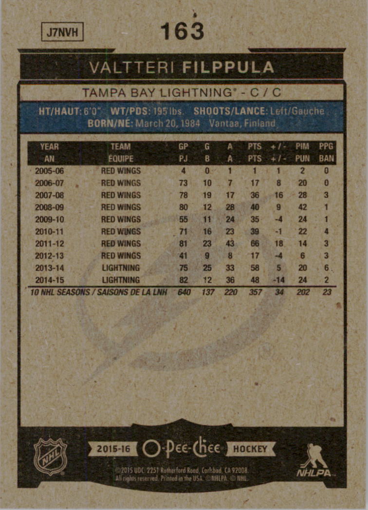 A0716- 2015-16 O-Pee-Chee Hockey Card #s 1-250 -You Pick- 15+ FREE US SHIP - Picture 219 of 343