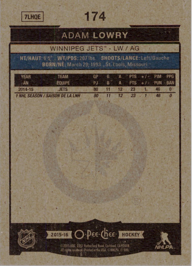 A0716- 2015-16 O-Pee-Chee Hockey Card #s 1-250 -You Pick- 15+ FREE US SHIP - Picture 236 of 343