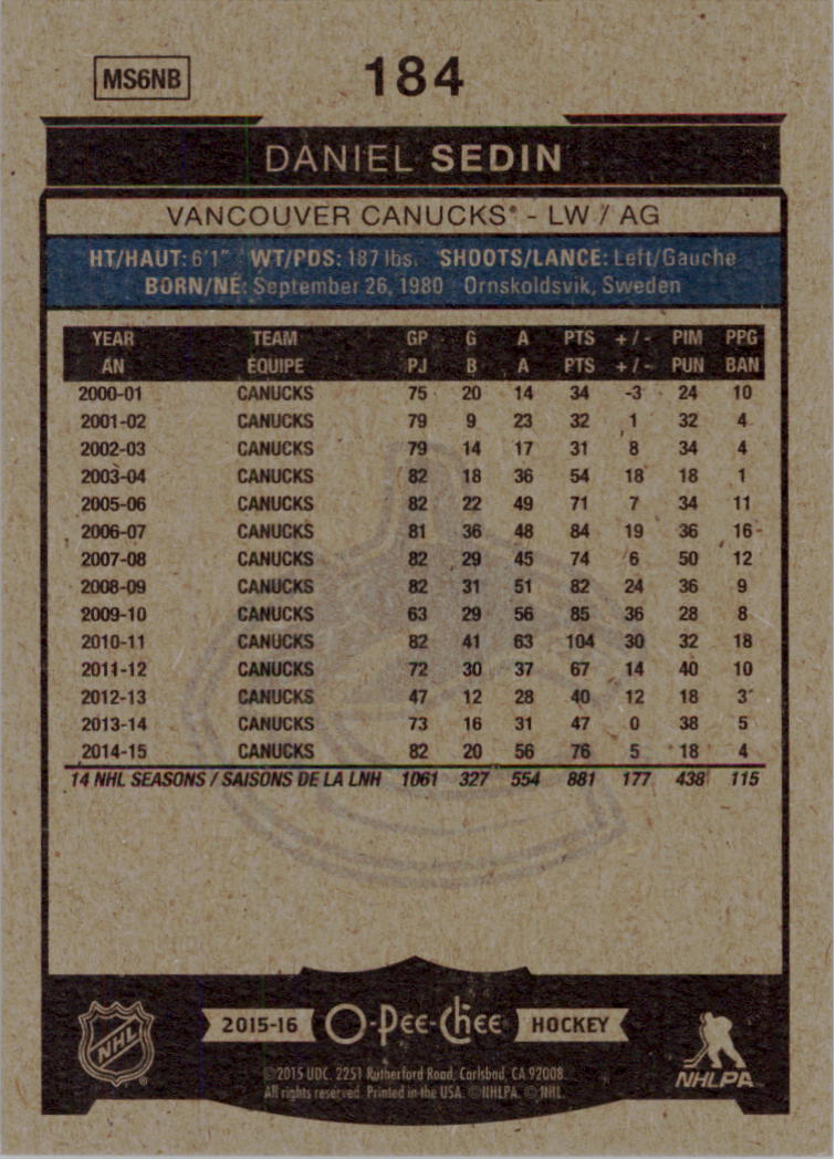 A0716- 2015-16 O-Pee-Chee Hockey Card #s 1-250 -You Pick- 15+ FREE US SHIP - Picture 251 of 343