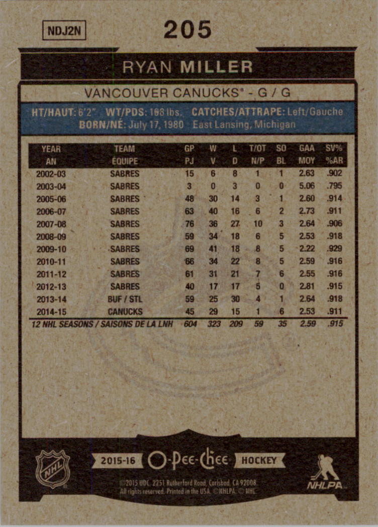 A0716- 2015-16 O-Pee-Chee Hockey Card #s 1-250 -You Pick- 15+ FREE US SHIP - Picture 282 of 343