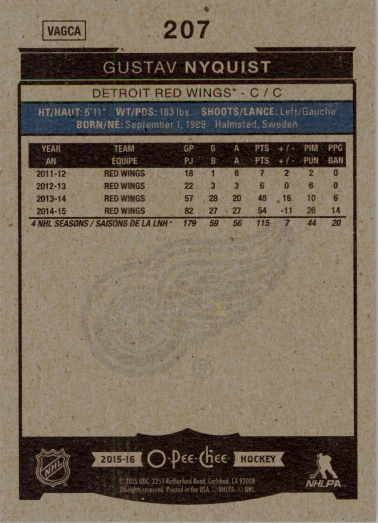 A0716- 2015-16 O-Pee-Chee Hockey Card #s 1-250 -You Pick- 15+ FREE US SHIP - Picture 284 of 343