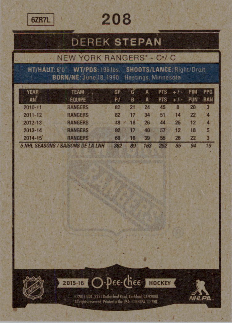 A0716- 2015-16 O-Pee-Chee Hockey Card #s 1-250 -You Pick- 15+ FREE US SHIP - Picture 286 of 343