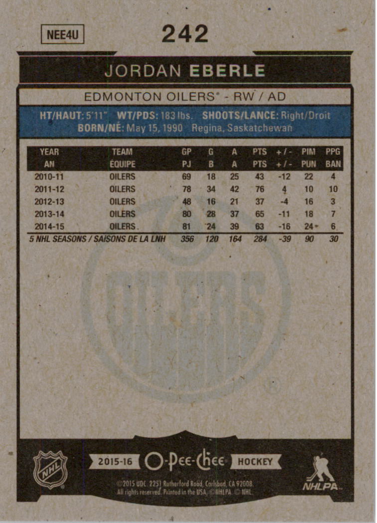 A0716- 2015-16 O-Pee-Chee Hockey Card #s 1-250 -You Pick- 15+ FREE US SHIP - Picture 330 of 343