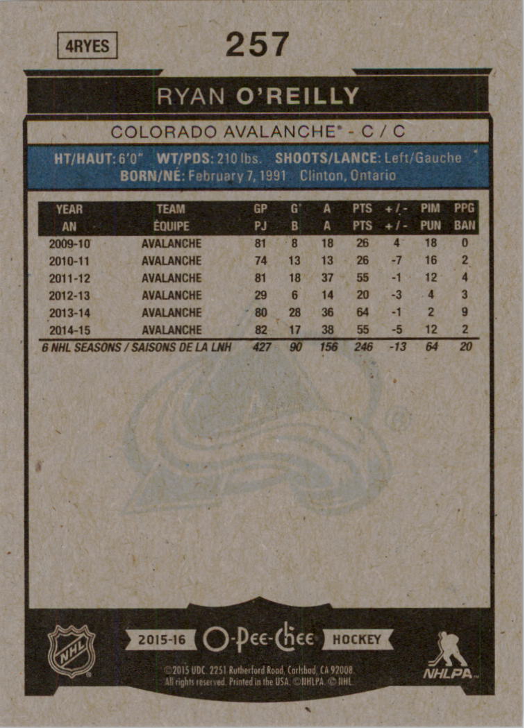 A0716- 2015-16 O-Pee-Chee Hockey Card #s 251-500 -You Pick- 15+ FREE US SHIP - Picture 12 of 349
