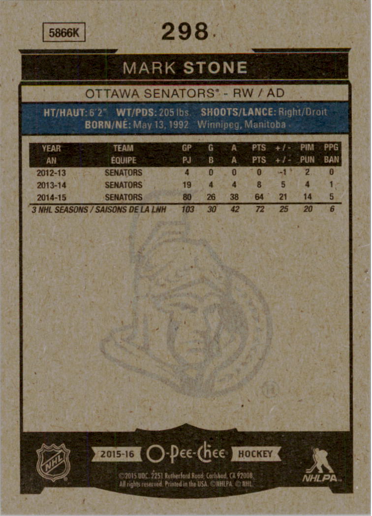 A0716- 2015-16 O-Pee-Chee Hockey Card #s 251-500 -You Pick- 15+ FREE US SHIP - Picture 66 of 349