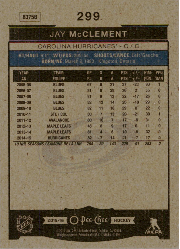 A0716- 2015-16 O-Pee-Chee Hockey Card #s 251-500 -You Pick- 15+ FREE US SHIP - Picture 68 of 349