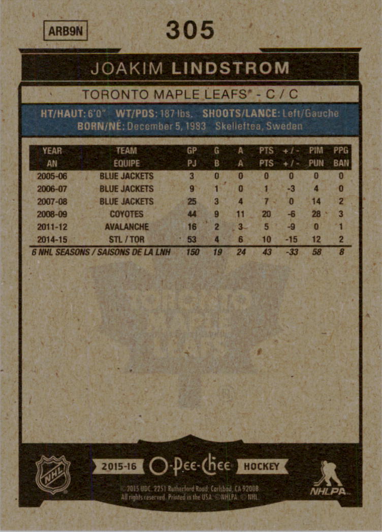 A0716- 2015-16 O-Pee-Chee Hockey Card #s 251-500 -You Pick- 15+ FREE US SHIP - Picture 79 of 349