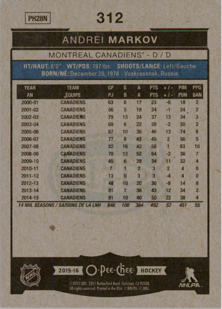 A0716- 2015-16 O-Pee-Chee Hockey Card #s 251-500 -You Pick- 15+ FREE US SHIP - Picture 90 of 349