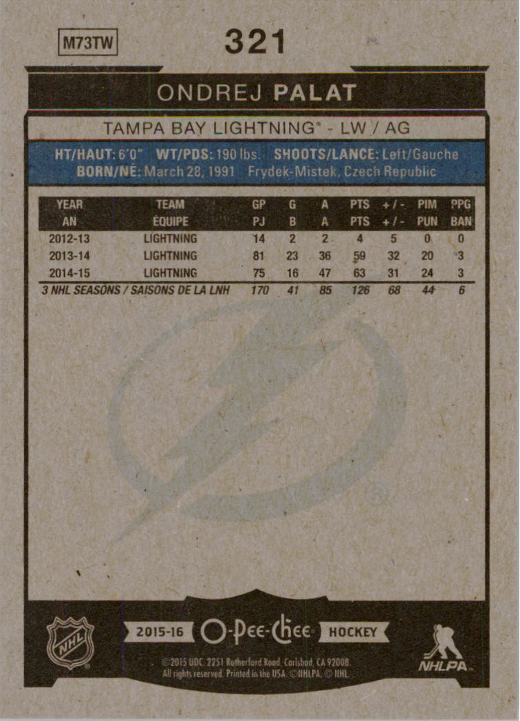 A0716- 2015-16 O-Pee-Chee Hockey Card #s 251-500 -You Pick- 15+ FREE US SHIP - Picture 102 of 349