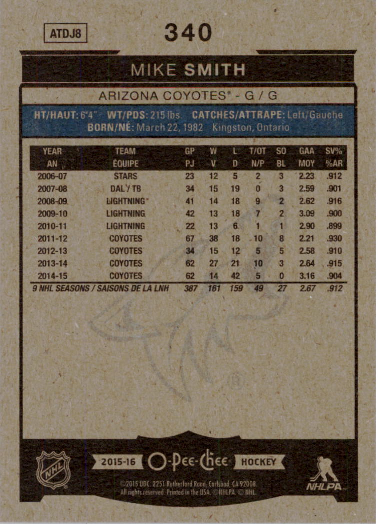 A0716- 2015-16 O-Pee-Chee Hockey Card #s 251-500 -You Pick- 15+ FREE US SHIP - Picture 124 of 349