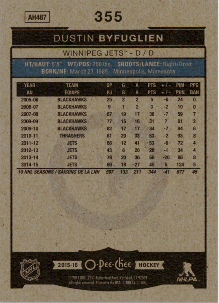 A0716- 2015-16 O-Pee-Chee Hockey Card #s 251-500 -You Pick- 15+ FREE US SHIP - Picture 146 of 349