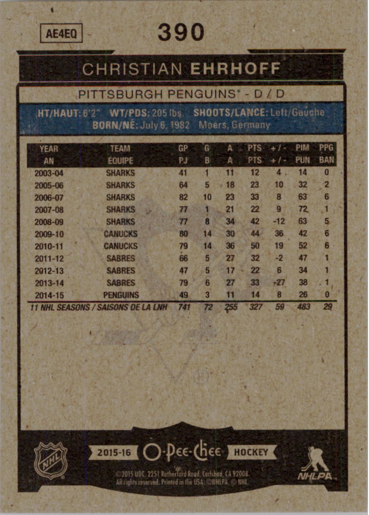 A0716- 2015-16 O-Pee-Chee Hockey Card #s 251-500 -You Pick- 15+ FREE US SHIP - Picture 199 of 349