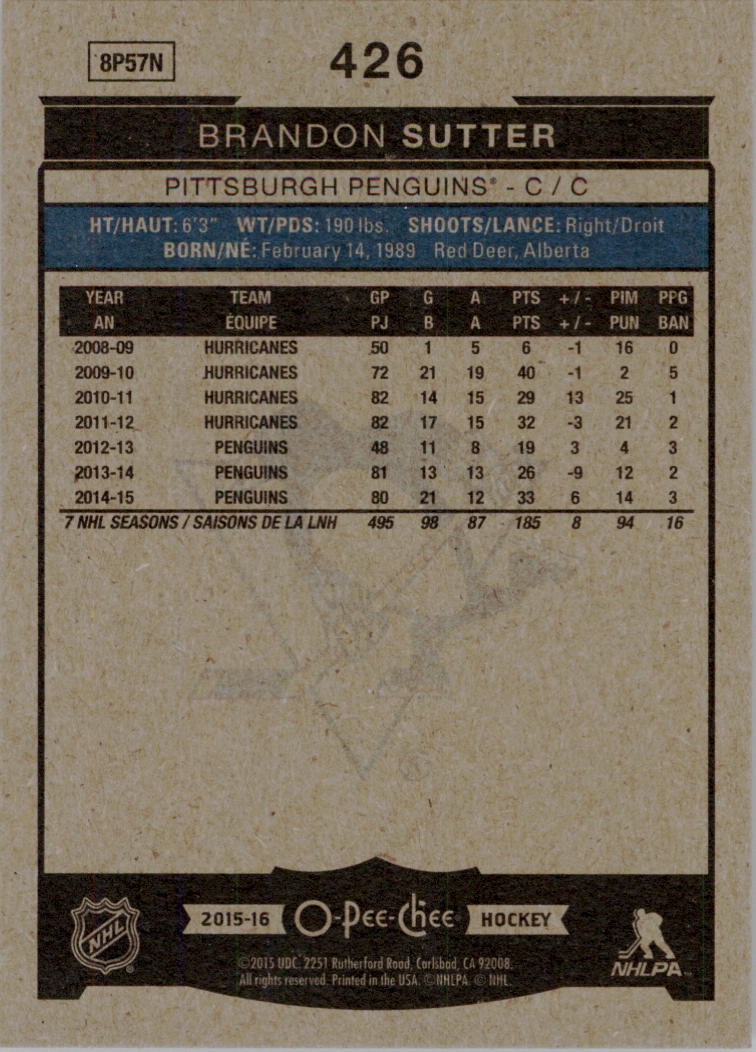 A0716- 2015-16 O-Pee-Chee Hockey Card #s 251-500 -You Pick- 15+ FREE US SHIP - Picture 245 of 349