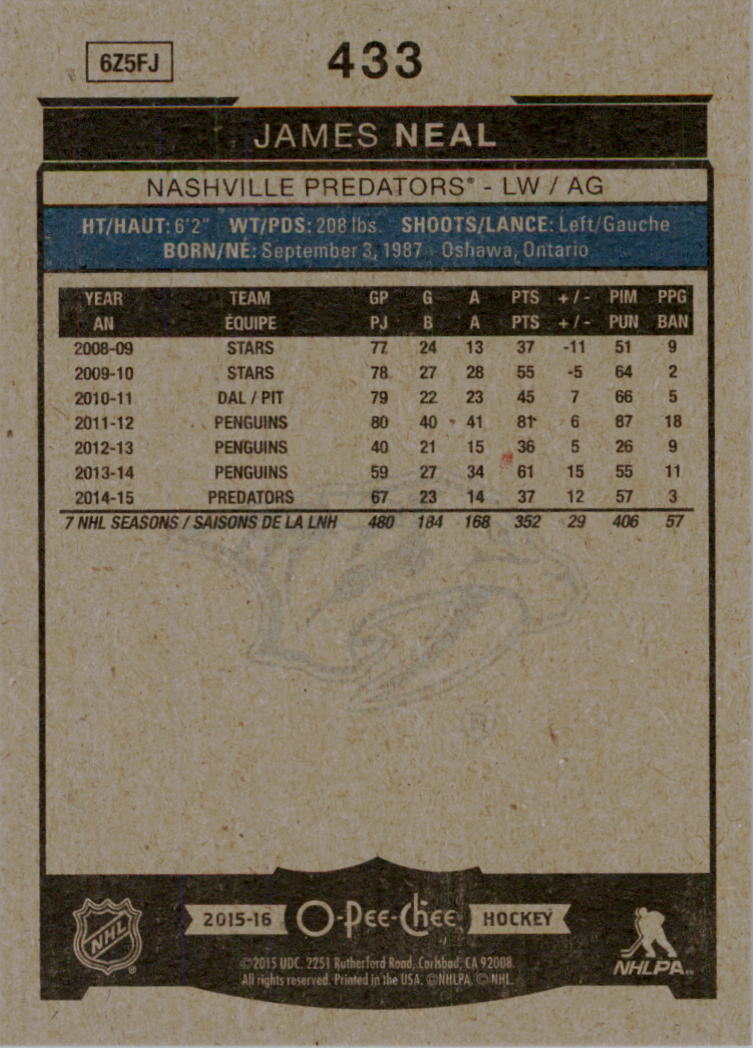 A0716- 2015-16 O-Pee-Chee Hockey Card #s 251-500 -You Pick- 15+ FREE US SHIP - Picture 258 of 349