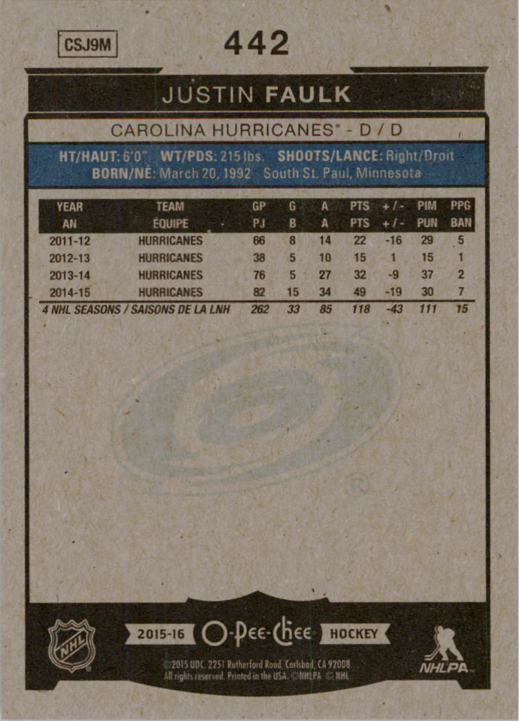 A0716- 2015-16 O-Pee-Chee Hockey Card #s 251-500 -You Pick- 15+ FREE US SHIP - Picture 273 of 349