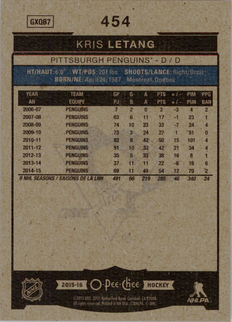 A0716- 2015-16 O-Pee-Chee Hockey Card #s 251-500 -You Pick- 15+ FREE US SHIP - Picture 291 of 349