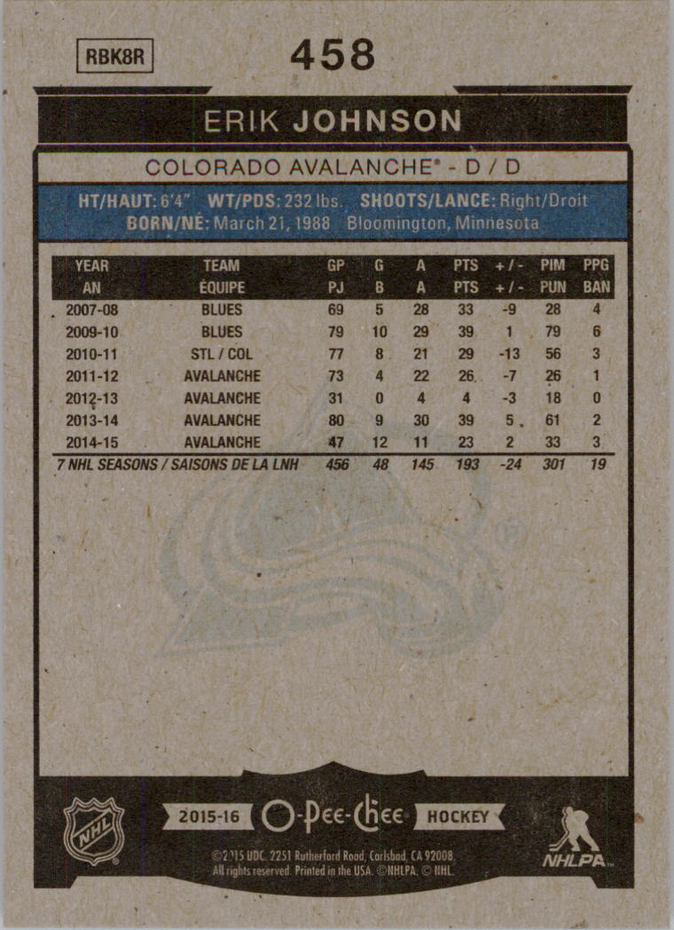 A0716- 2015-16 O-Pee-Chee Hockey Card #s 251-500 -You Pick- 15+ FREE US SHIP - Picture 297 of 349