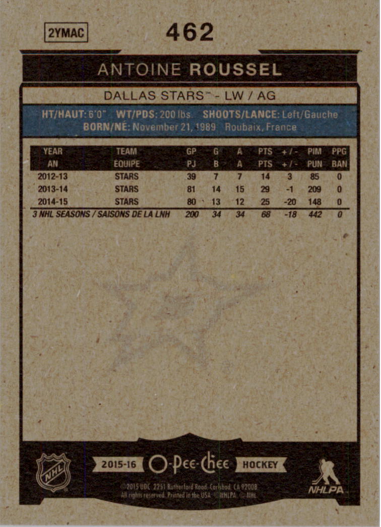 A0716- 2015-16 O-Pee-Chee Hockey Card #s 251-500 -You Pick- 15+ FREE US SHIP - Picture 303 of 349