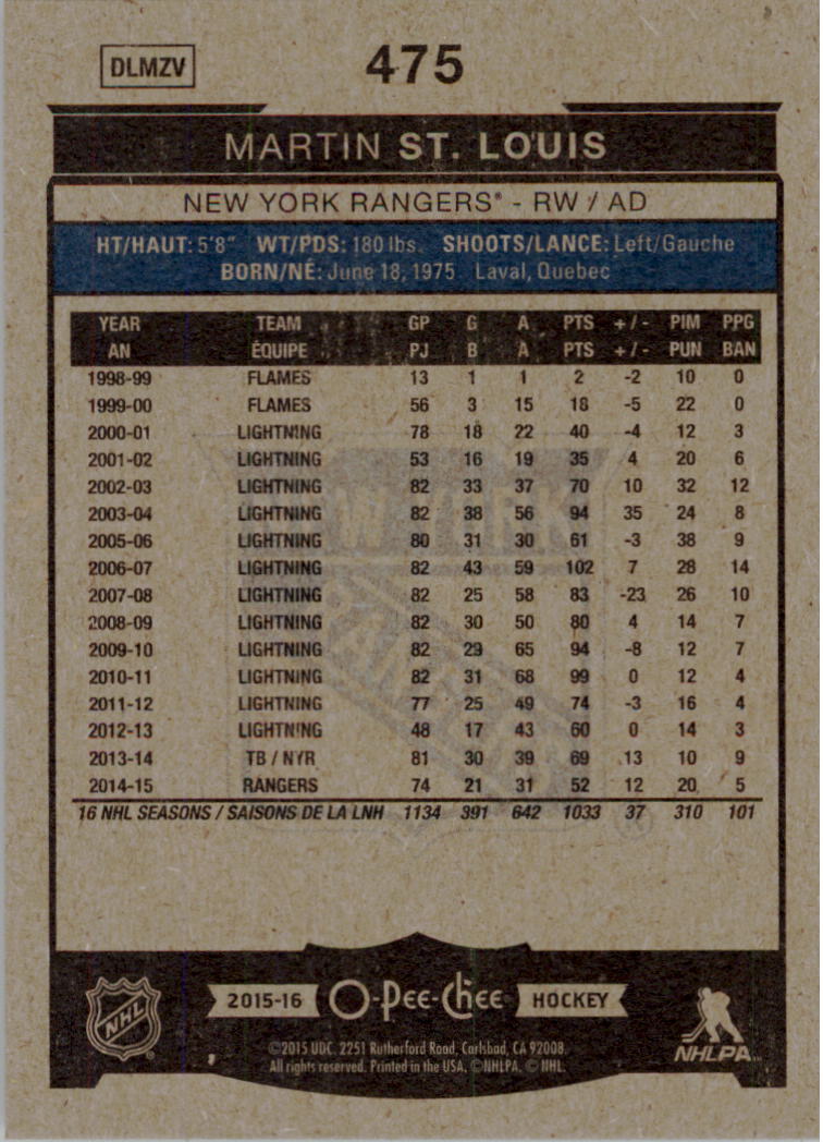 A0716- 2015-16 O-Pee-Chee Hockey Card #s 251-500 -You Pick- 15+ FREE US SHIP - Picture 320 of 349