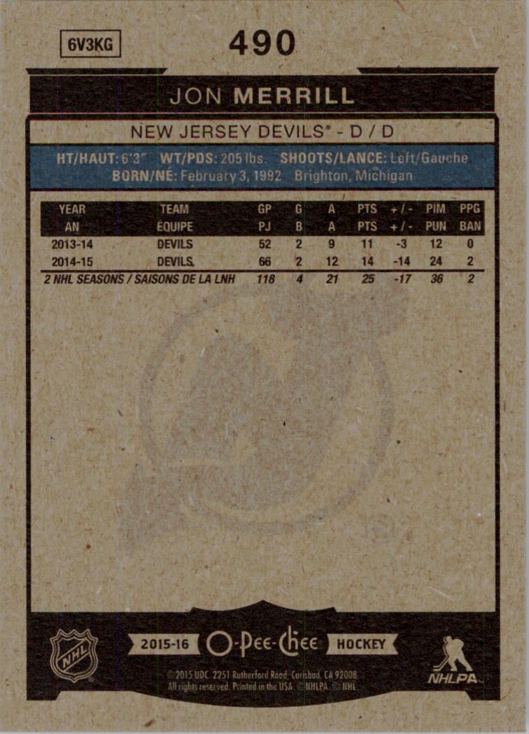 A0716- 2015-16 O-Pee-Chee Hockey Card #s 251-500 -You Pick- 15+ FREE US SHIP - Picture 340 of 349