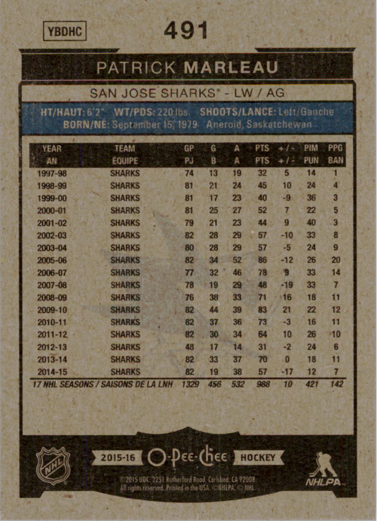 A0716- 2015-16 O-Pee-Chee Hockey Card #s 251-500 -You Pick- 15+ FREE US SHIP - Picture 342 of 349