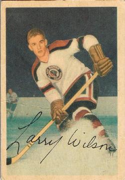 1953-54 Parkhurst #74 Larry Wilson