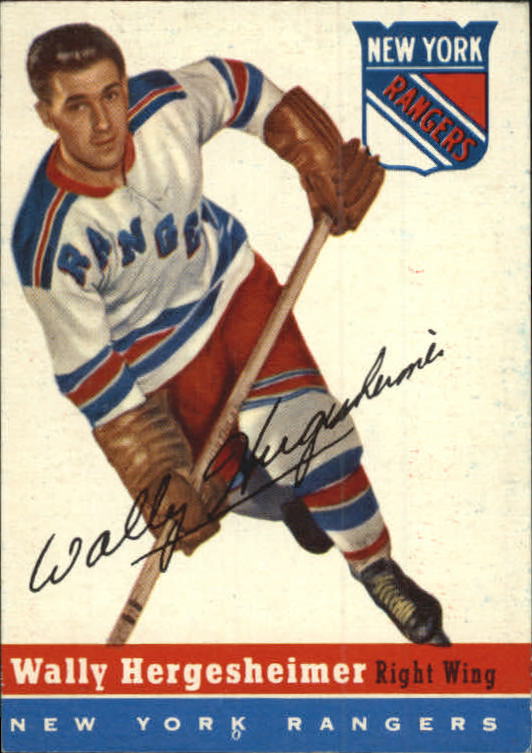 1954-55 Topps #22 Wally Hergesheimer