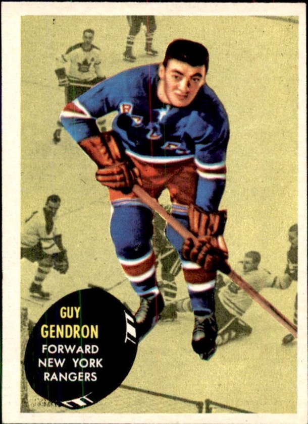 1961-62 Topps #57 Jean-Guy Gendron