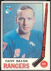 1969-70 O-Pee-Chee #191 Dave Balon