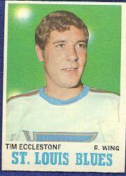 1970-71 O-Pee-Chee #102 Tim Ecclestone