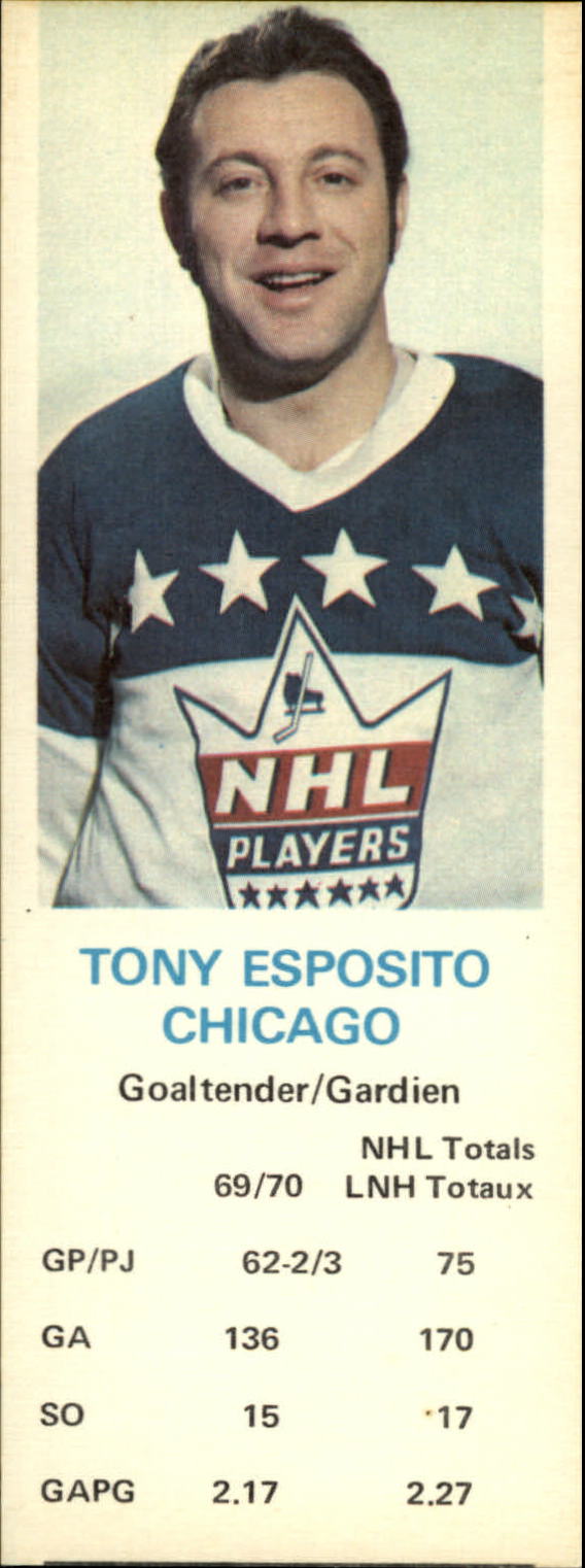 1970-71 Dad's Cookies #31 Tony Esposito