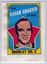 1971-72 O-Pee-Chee/Topps Booklets #5 Roger Crozier