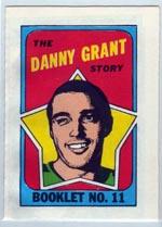 1971-72 O-Pee-Chee/Topps Booklets #11 Danny Grant
