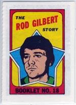 1971-72 O-Pee-Chee/Topps Booklets #18 Rod Gilbert