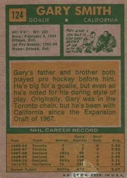 1971-72 Topps #124 Gary Smith back image