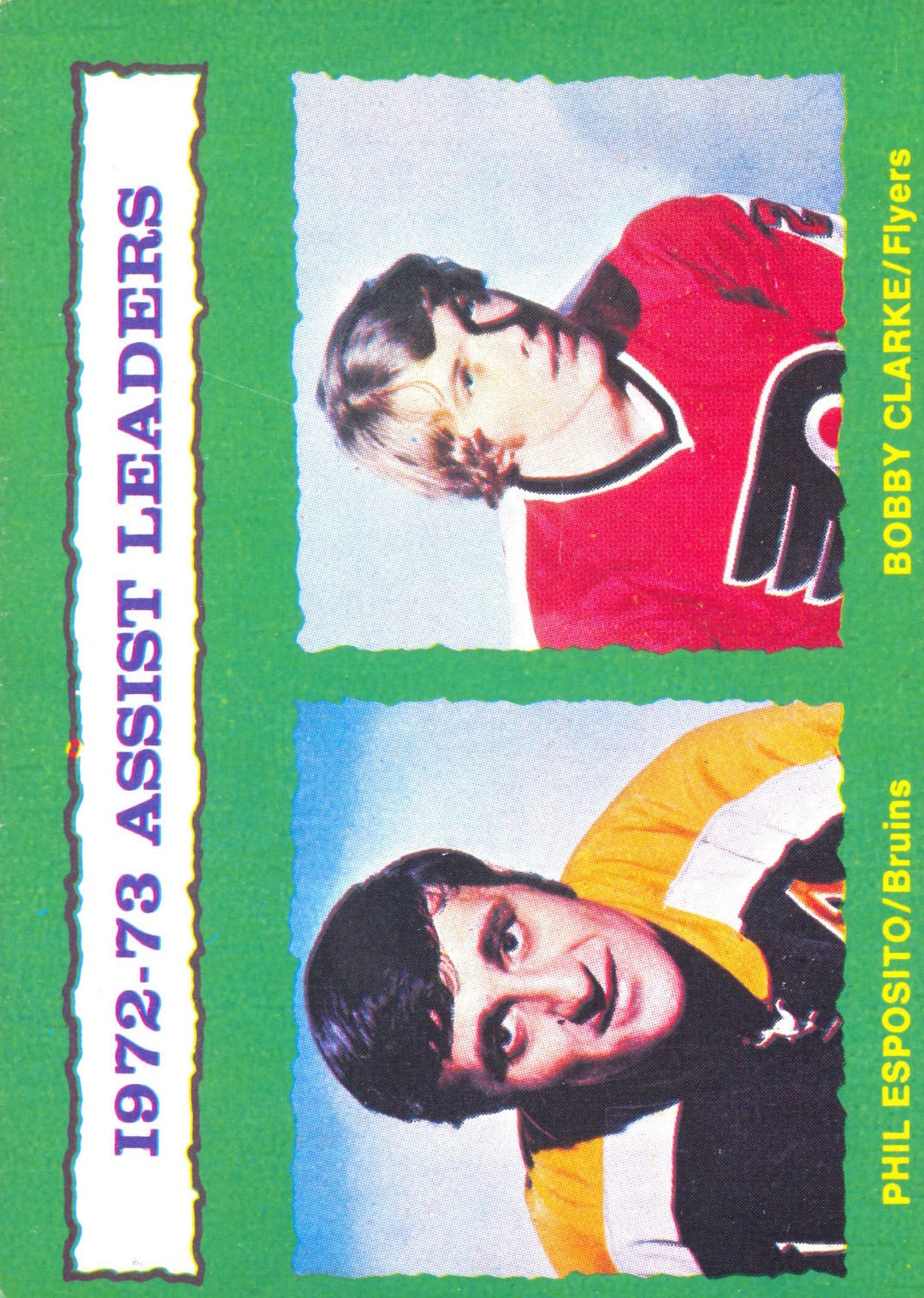 1973-74 O-Pee-Chee #134 Assists Leaders/Phil Esposito/Bobby Clarke