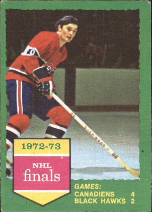 1973-74 Topps #197 Series G/Canadiens 4/Blackhawks 2