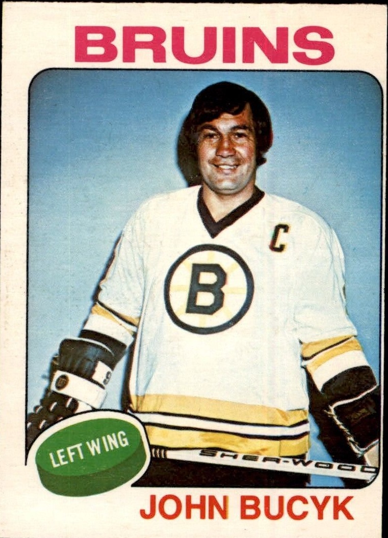 1975-76 O-Pee-Chee #9 Johnny Bucyk