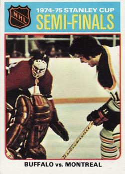 1975-76 Topps #3 Semi-Finals/Buffalo/Montreal