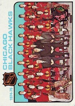 1975-76 Topps #84 Blackhawks CL UER