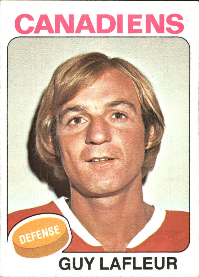 1975-76 Topps #126 Guy Lafleur UER/Listed as Defense