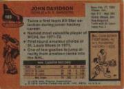 1975-76 Topps #183 John Davidson back image