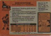 1975-76 Topps #259 Bob Nystrom back image
