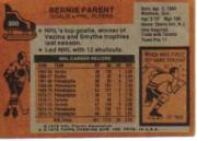 1975-76 Topps #300 Bernie Parent back image